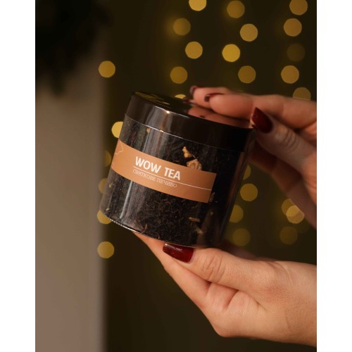 Новорічний подарунок. Теплий мікс із свічкою BLACK Новорічний подарунок. Теплий мікс із свічкою BLACK